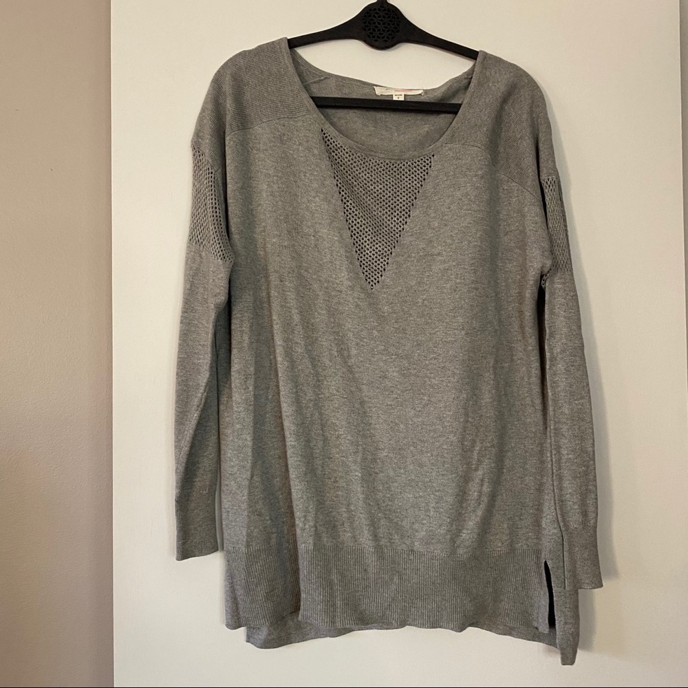 Two by Vince Camuto Lightweight Mesh Sweater